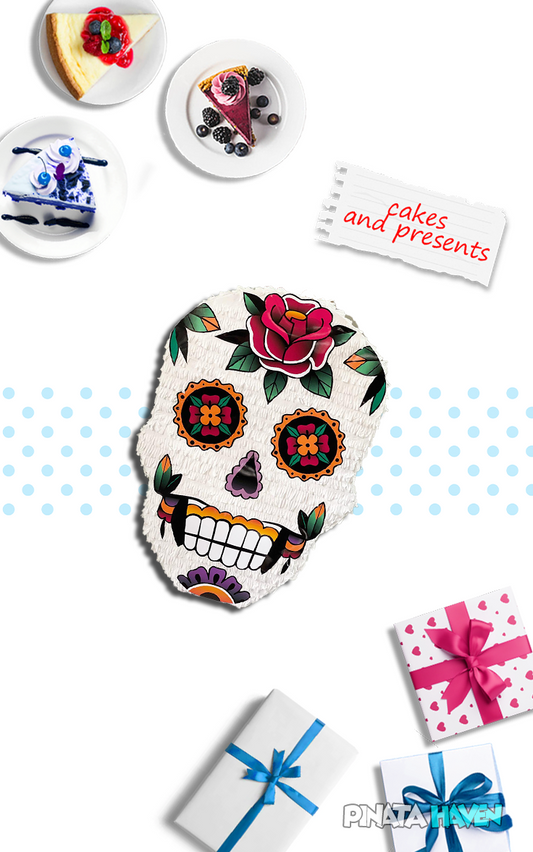 cinco de maya skull pinata present for your daughters birthday party