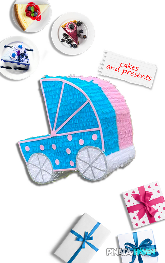 cradle pinata present for your daughters birthday party fun